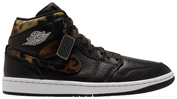 Air Jordan Wmns 1 Mid SE Black Velvet Brown