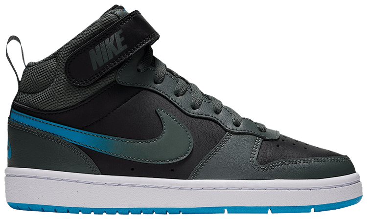 Nike Court Borough Mid 2 GS Black Camo Green