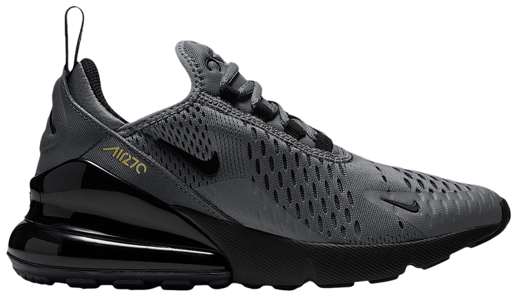 Nike Air Max 270 GS Smoke Grey Chrome Yellow