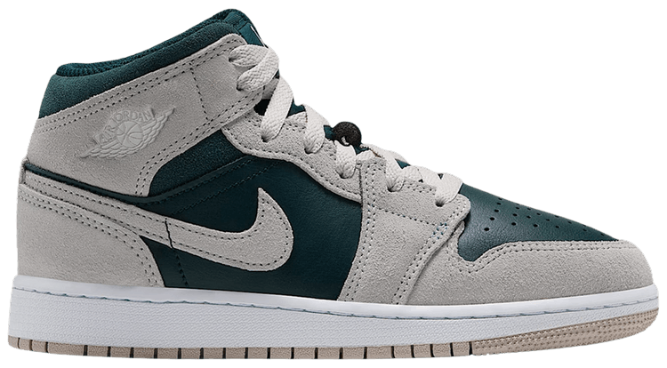 Air Jordan 1 Mid GS Light Orewood Brown Midnight Spruce