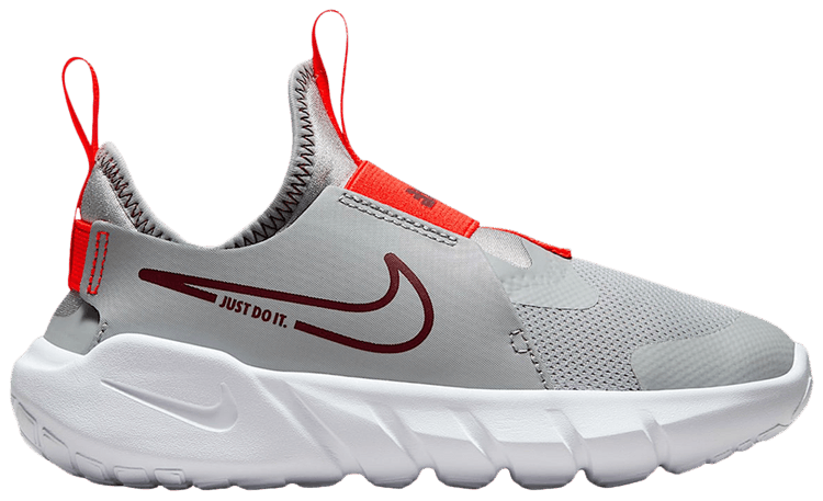 Nike Flex Runner 2 PS Light Smoke Grey White Bright Crimson Team Red