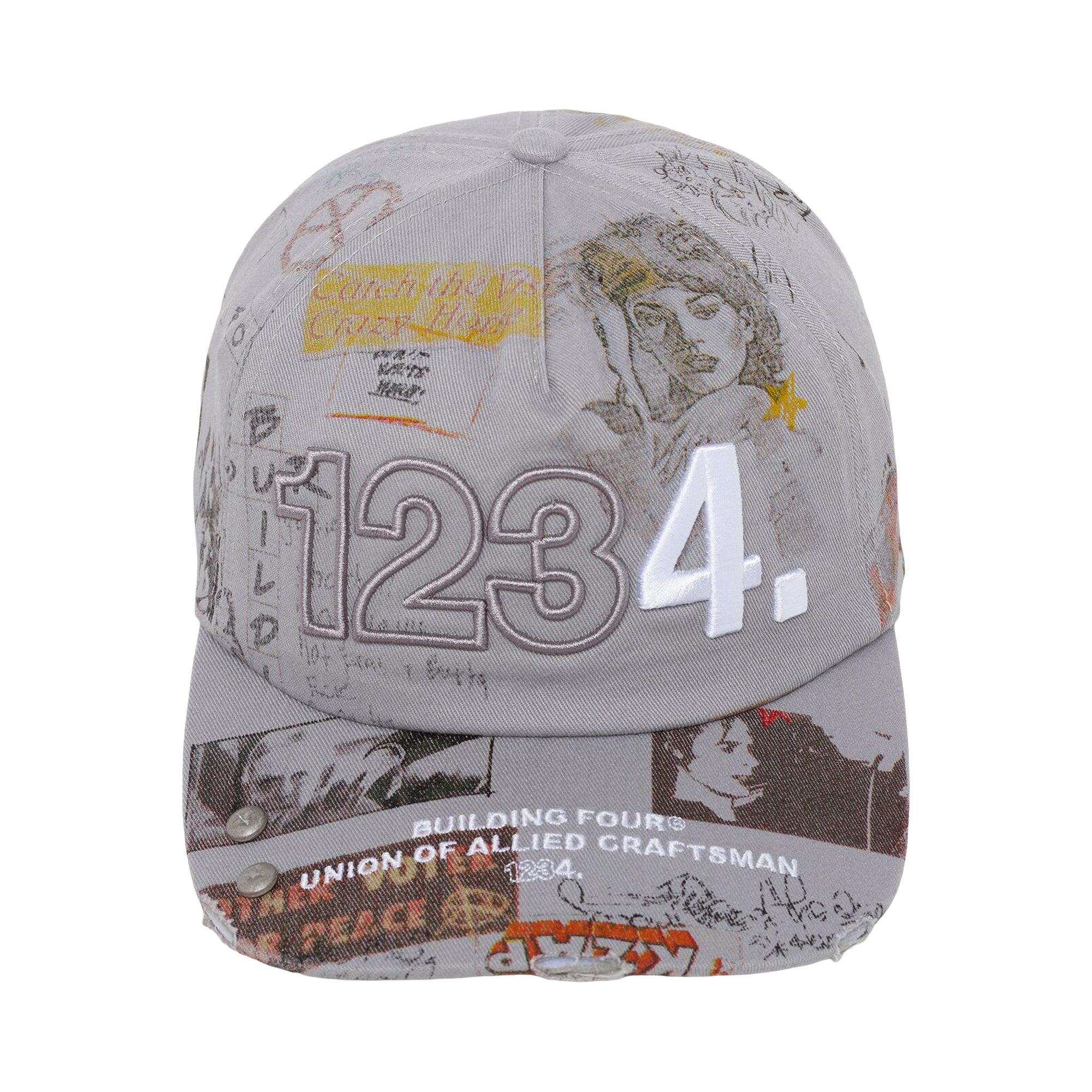 Pre-owned Bldg4 Precast Hat 'neutral Gray' | Grey | Men's Size Onesize