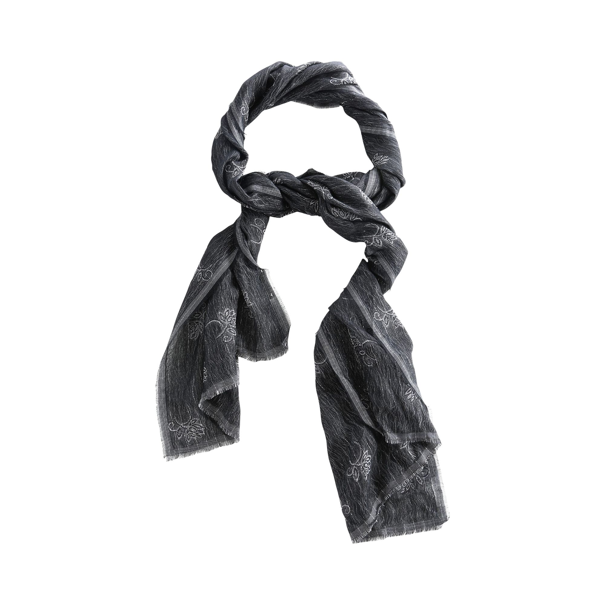 Pre-owned Our Legacy Ornate Scarf 'black Alluring' | Men's Size Onesize