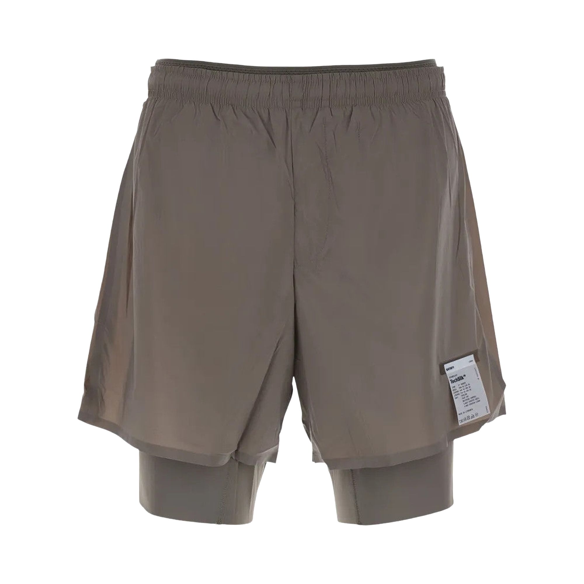 Pre-owned Satisfy Techsilk 8 Shorts 'falcon' | Tan | Men's Size L