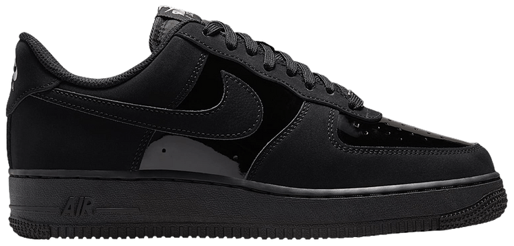 Nike Wmns Air Force 1 07 SE Black Metallic Silver