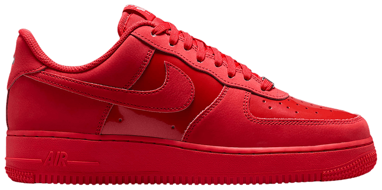 Nike Wmns Air Force 1 07 SE University Red Metallic Silver